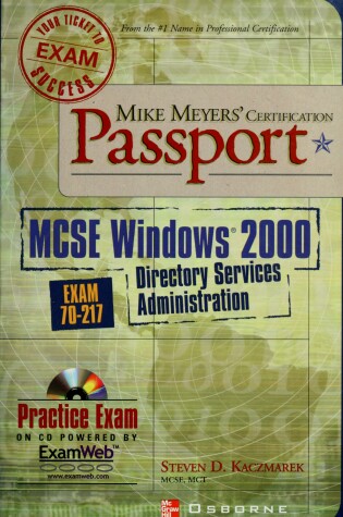 Cover of MCSE Windows 2000 Directory Services Exam Prep