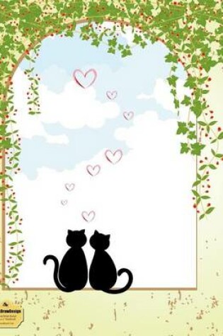 Cover of Writedrawdesign Notebook, Blank/Wide Ruled, 8.5 X 11 Inches, Sweetheart Cats