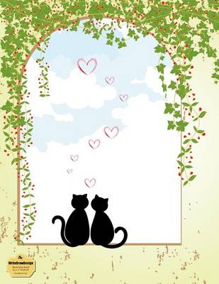 Book cover for Writedrawdesign Notebook, Blank/Wide Ruled, 8.5 X 11 Inches, Sweetheart Cats