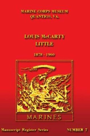 Cover of Louis McCarty Little 1878 - 1960