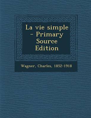 Book cover for La Vie Simple