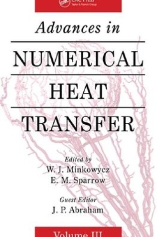 Cover of Advances in Numerical Heat Transfer, Volume 3