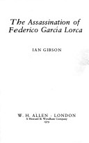 Book cover for Assassination of Federico Garcia Lorca