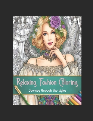 Book cover for Relaxing Fashion Coloring