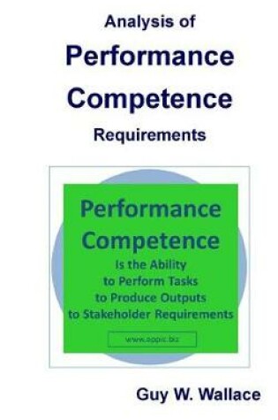 Cover of Analysis of Performance Competence Requirements