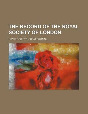 Book cover for The Record of the Royal Society of London