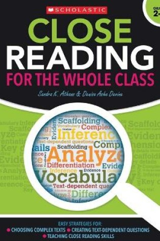 Cover of Close Reading for the Whole Class