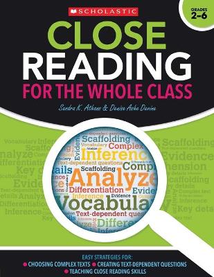 Book cover for Close Reading for the Whole Class