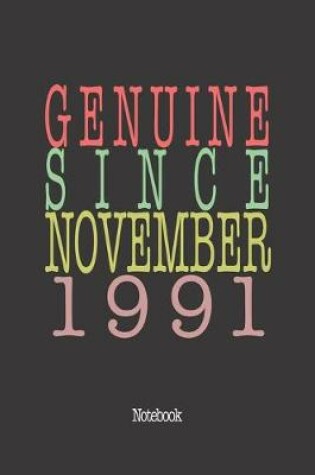 Cover of Genuine Since November 1991