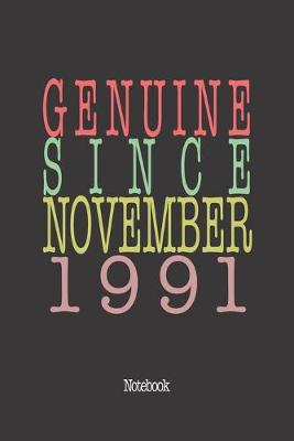 Book cover for Genuine Since November 1991