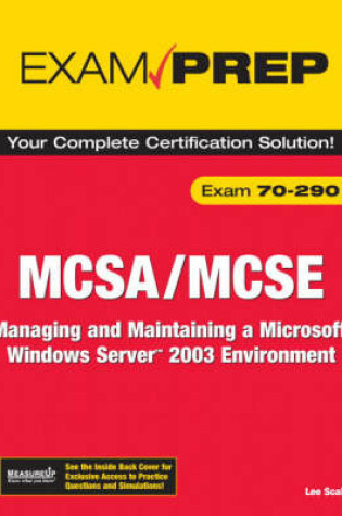 Cover of MCSA/MCSE 70-290 Exam Prep