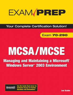 Book cover for MCSA/MCSE 70-290 Exam Prep