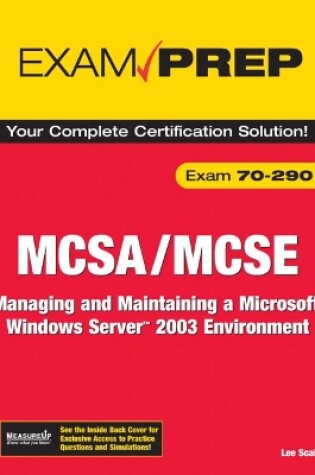 Cover of MCSA/MCSE 70-290 Exam Prep