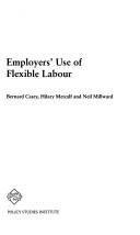 Book cover for Employers' Use of Flexible Labour