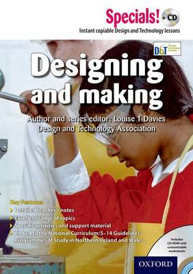 Book cover for Secondary Specials! +CD: D&T - Designing and Making