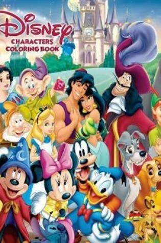 Cover of Disney Characters Coloring Book