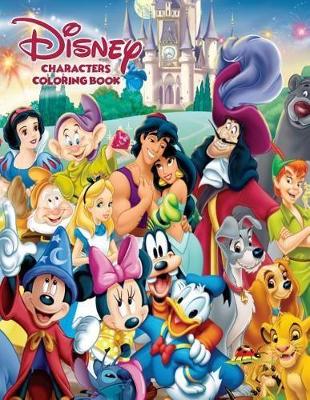 Book cover for Disney Characters Coloring Book