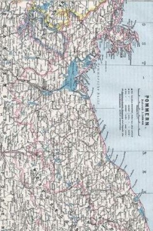 Cover of Antique Map of the Prussian Province Pomerania (Pommern) in 1905 Journal