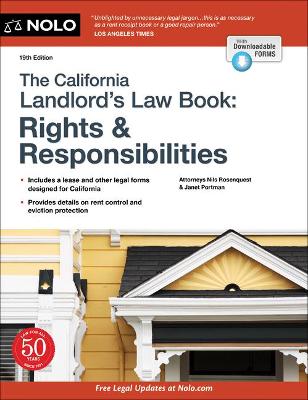 Book cover for The California Landlord's Law Book