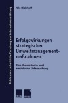 Book cover for Erfolgswirkungen strategischer Umweltmanagementmaßnahmen