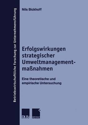 Cover of Erfolgswirkungen strategischer Umweltmanagementmaßnahmen