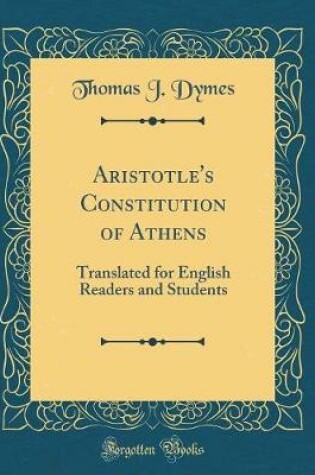 Cover of Aristotle's Constitution of Athens