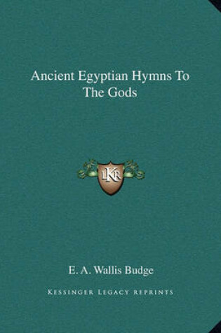 Cover of Ancient Egyptian Hymns to the Gods