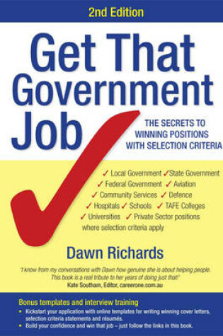 Cover of Get That Government Job 2/e