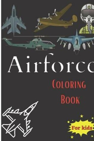 Cover of Airforce coloring book for kids