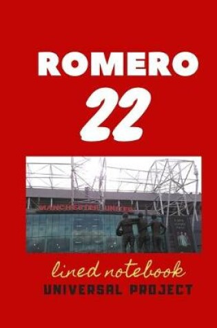 Cover of 22 ROMERO lined notebook