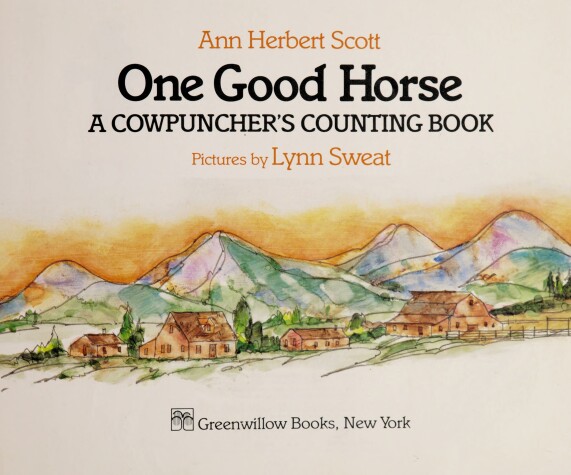 Book cover for One Good Horse