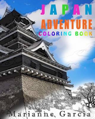 Book cover for Japan Adventure Coloring Book