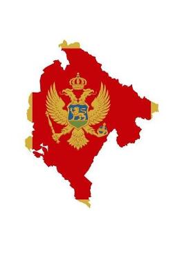 Book cover for The Flag of Montenegro Overlaid on The Map of the Nation Journal