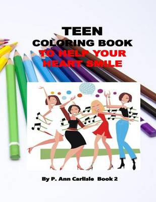 Book cover for Teen Coloring Book