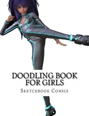 Book cover for Doodling Book For Girls