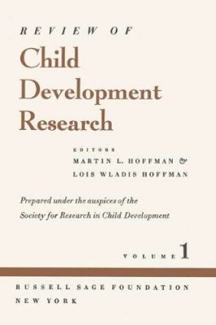 Cover of Review of Child Development Research