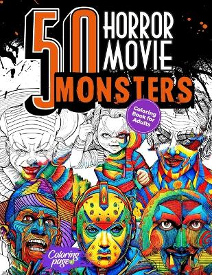 Book cover for 50 Horror Movie Monsters