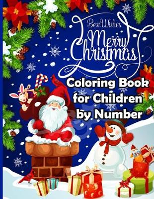 Book cover for Merry Christmas Coloring Book for Children by Number