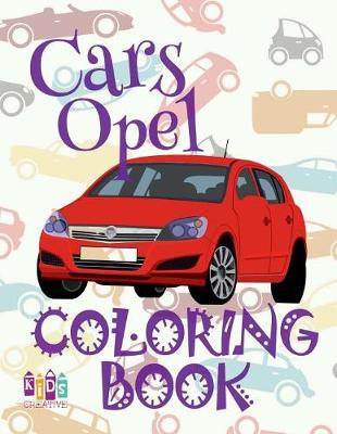 Cover of Cars opel coloring book