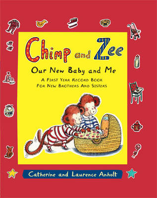 Book cover for Chimp and Zee: Our New Baby and Me