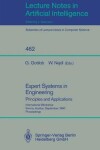 Book cover for Expert Systems in Engineering: Principles and Applications