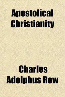 Book cover for Apostolical Christianity; Its History and Development