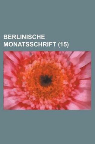 Cover of Berlinische Monatsschrift (15 )