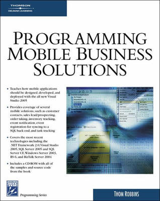 Cover of Programming Mobile Business Solutions