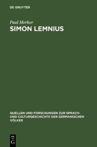 Cover of Simon Lemnius