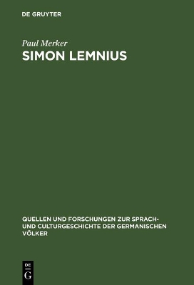 Cover of Simon Lemnius