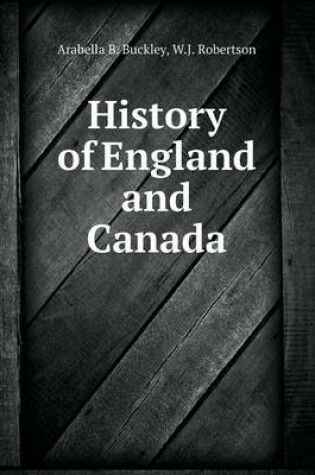 Cover of History of England and Canada