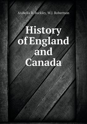 Book cover for History of England and Canada