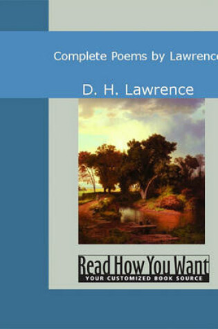Cover of Complete Poems by Lawrence