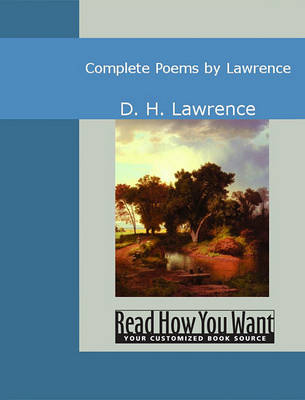 Book cover for Complete Poems by Lawrence